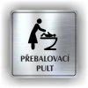 Cedule přebalovací pult – plast (piktogram)