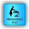 Cedule přebalovací pult – plast (piktogram)
