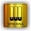 Cedule spisovna – plast (piktogram)