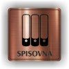 Cedule spisovna – plast (piktogram)