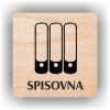 Cedule spisovna – plast (piktogram)