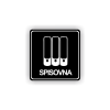 Cedule spisovna | Piktogram (čtverec)