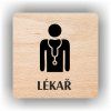 Cedule lékař – plast (piktogram)