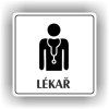 Cedule lékař – plast (piktogram)