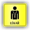 Cedule lékař – plast (piktogram)