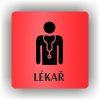 Cedule lékař – plast (piktogram)