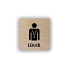 Cedule lékař | Piktogram (čtverec)