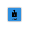 Cedule lékař | Piktogram (čtverec)
