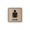 Cedule lékař | Piktogram (čtverec)