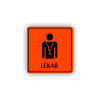 Cedule lékař | Piktogram (čtverec)