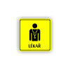 Cedule lékař | Piktogram (čtverec)