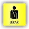 Cedule lékař – plast (piktogram)