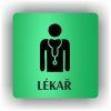 Cedule lékař – plast (piktogram)
