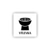 Cedule výlevka | Piktogram (čtverec)