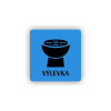 Cedule výlevka | Piktogram (čtverec)