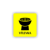 Cedule výlevka | Piktogram (čtverec)