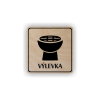 Cedule výlevka | Piktogram (čtverec)