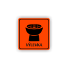 Cedule výlevka | Piktogram (čtverec)