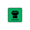 Cedule výlevka | Piktogram (čtverec)