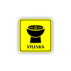 Cedule výlevka | Piktogram (čtverec)