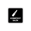 Cedule kosmetický salón | Piktogram (čtverec)