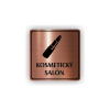 Cedule kosmetický salón | Piktogram (čtverec)