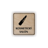 Cedule kosmetický salón | Piktogram (čtverec)