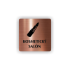 Cedule kosmetický salón | Piktogram (čtverec)