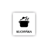 Cedule kuchyňka | Piktogram (čtverec)