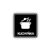 Cedule kuchyňka | Piktogram (čtverec)