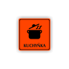 Cedule kuchyňka | Piktogram (čtverec)