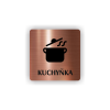 Cedule kuchyňka | Piktogram (čtverec)