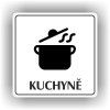 Cedule kuchyně – plast (piktogram)