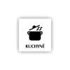 Cedule kuchyně | Piktogram (čtverec)