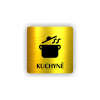 Cedule kuchyně | Piktogram (čtverec)