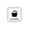 Cedule kuchyně | Piktogram (čtverec)