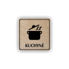 Cedule kuchyně | Piktogram (čtverec)
