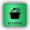 Cedule kuchyně – plast (piktogram)