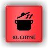 Cedule kuchyně – plast (piktogram)