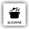 Cedule kuchyně – plast (piktogram)