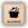 Cedule kuchyně – plast (piktogram)