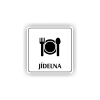 Cedule jídelna | Piktogram (čtverec)