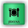 Cedule jídelna – plast (piktogram)