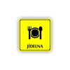 Cedule jídelna | Piktogram (čtverec)