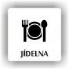 Cedule jídelna – plast (piktogram)