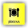 Cedule jídelna – plast (piktogram)