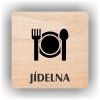 Cedule jídelna – plast (piktogram)