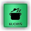 Cedule kuchyň – plast (piktogram)