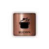 Cedule kuchyň | Piktogram (čtverec)