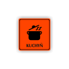 Cedule kuchyň | Piktogram (čtverec)
